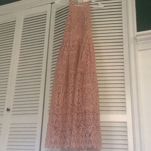 Pink Lace Dress
